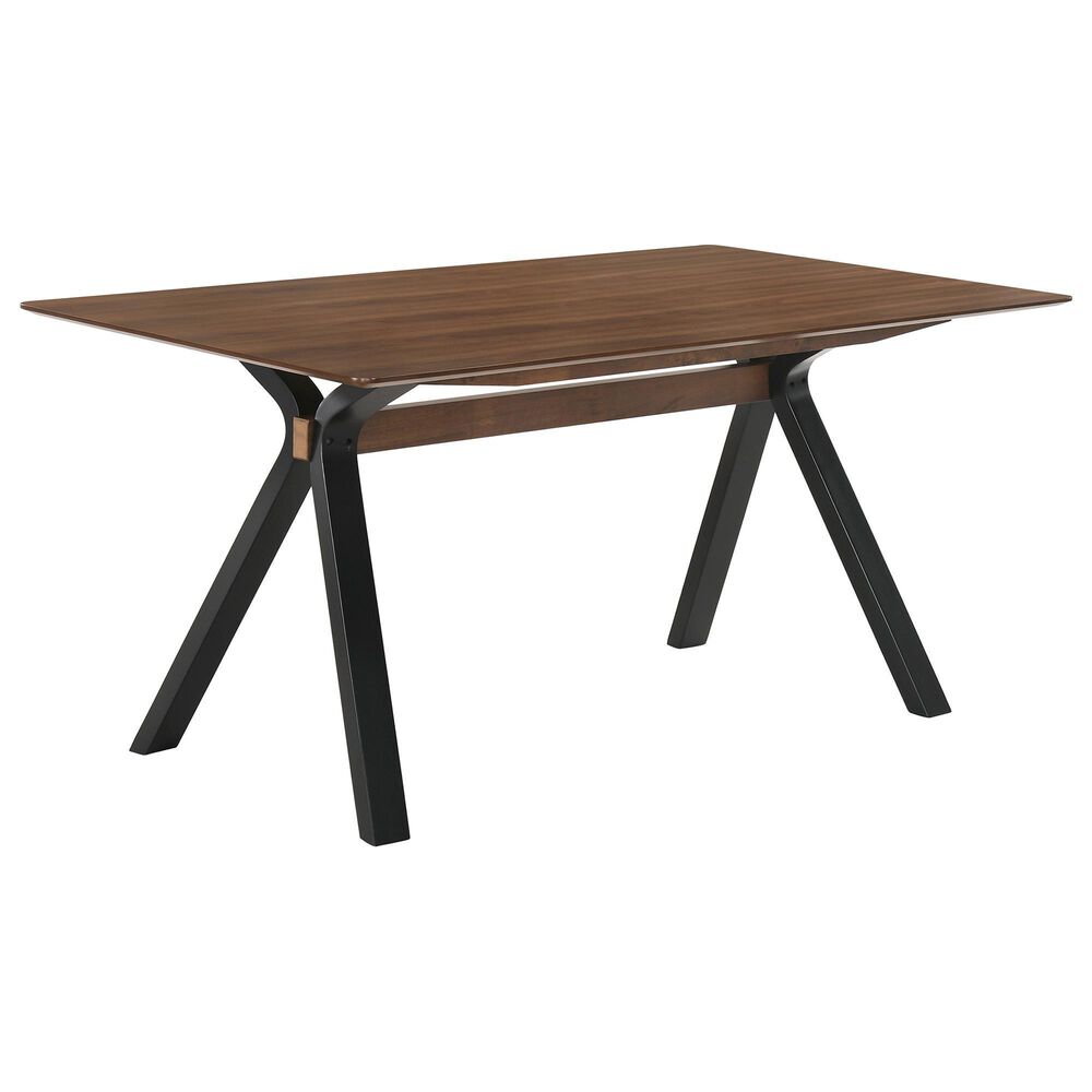 Blue River Laredo and Lima 5-Piece Dining Set in Walnut and Black, , large