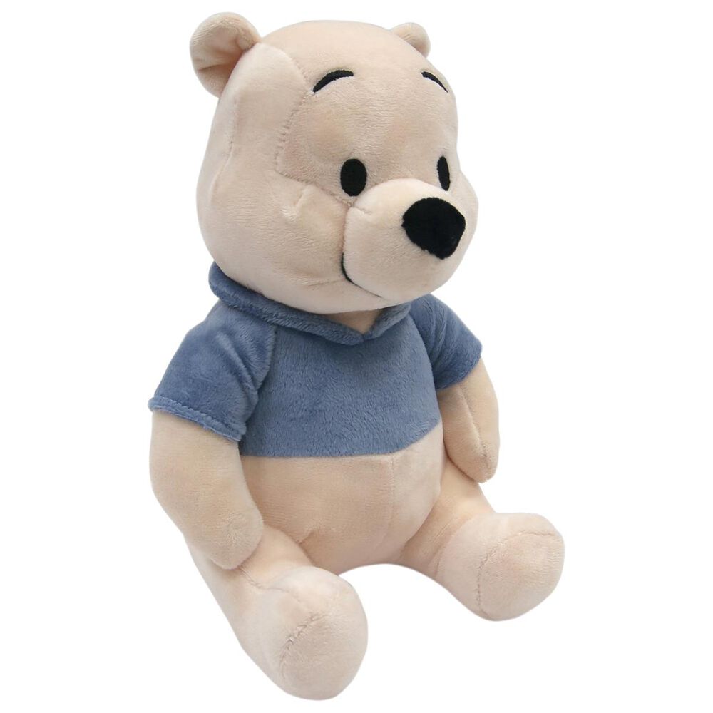Lambs and Ivy Plush Winnie The Pooh in Beige and Blue, , large