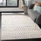 Safavieh Madison MAD798A 5"1" x 7"6" Ivory and Fuchsia Area Rug, , large