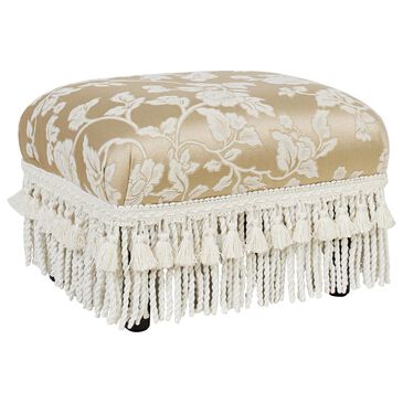 Jennifer Taylor Home Fiona Accent Ottoman in Champagne Beige Floral, , large
