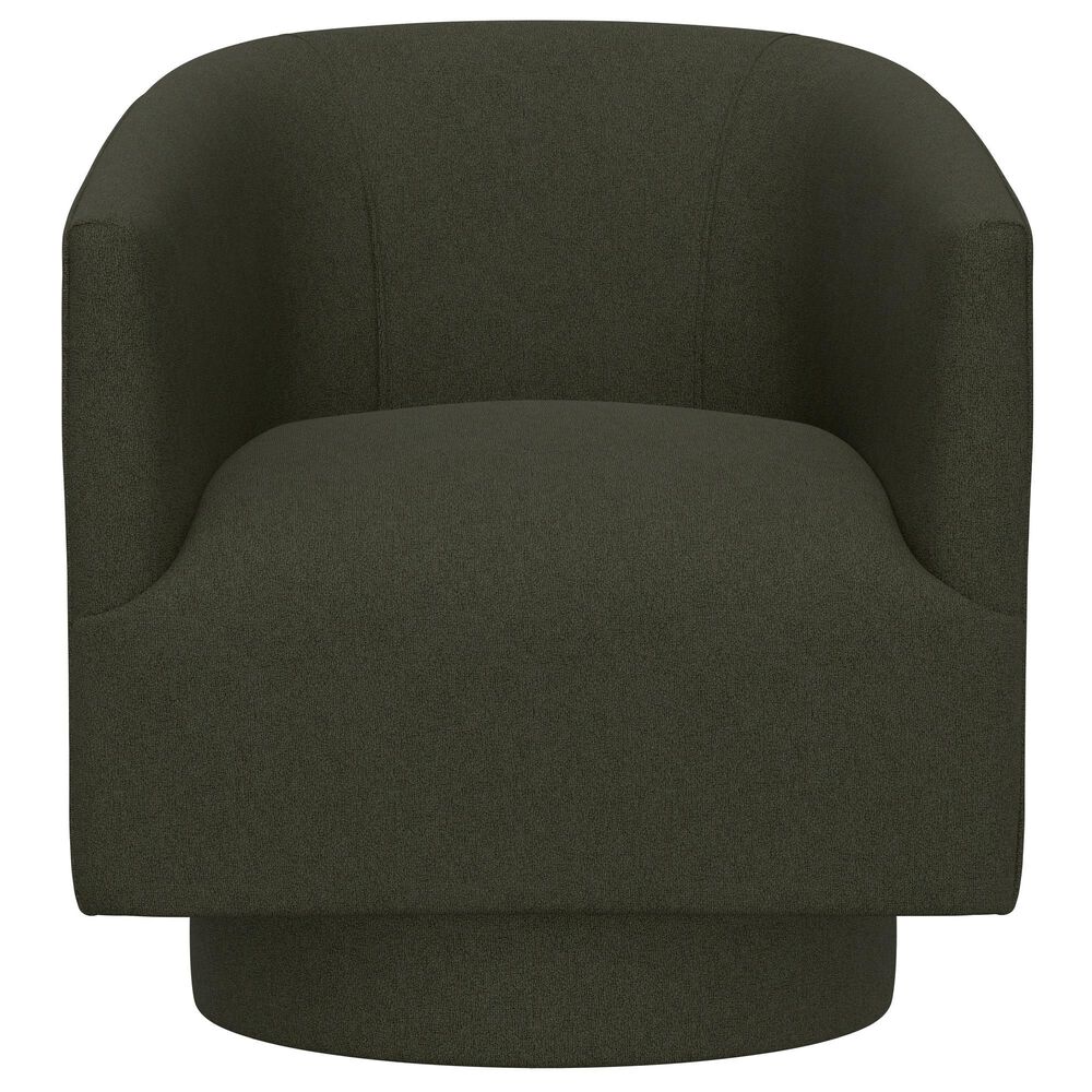 Emerald Home Furnishings Brylee Swivel Accent Chair in Green, , large