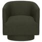 Emerald Home Furnishings Brylee Swivel Accent Chair in Green, , large