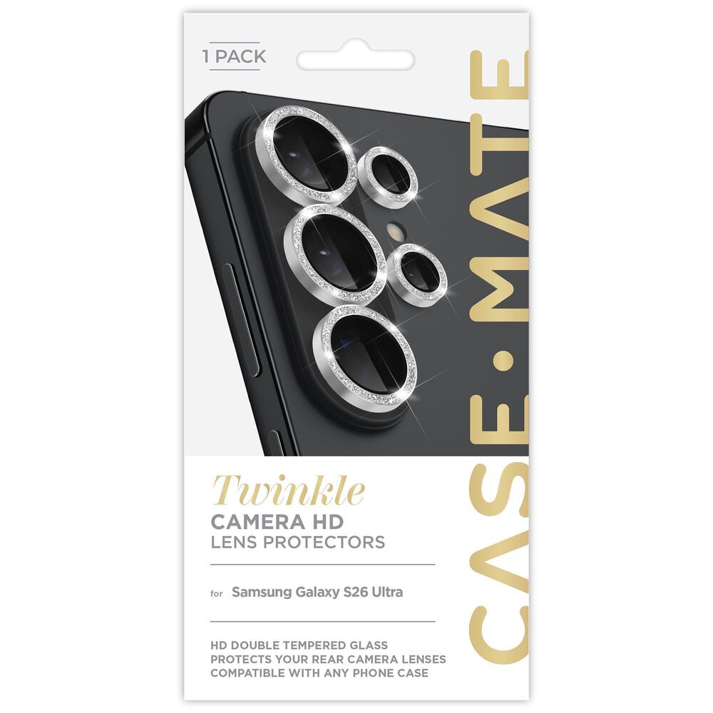 Case-Mate Aluminum Ring Lens Protector for Samsung Galaxy S26 Ultra in Twinkle, , large
