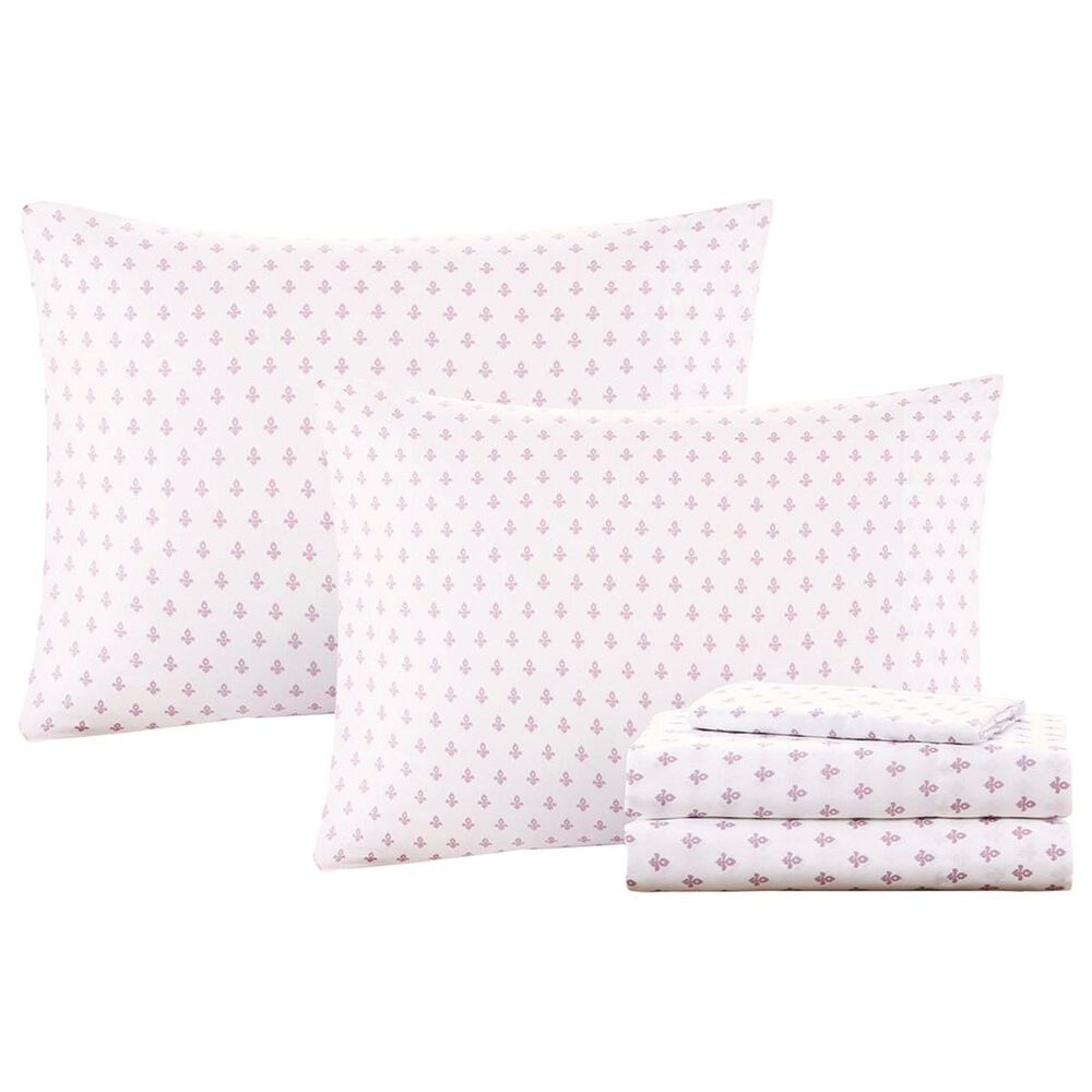 Hampton Park Calico 8-Piece Queen Comforter Set in Purple, , large