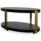 Riverside Furniture Mill River Cocktail Table in Black Onyx and Bronze, , large