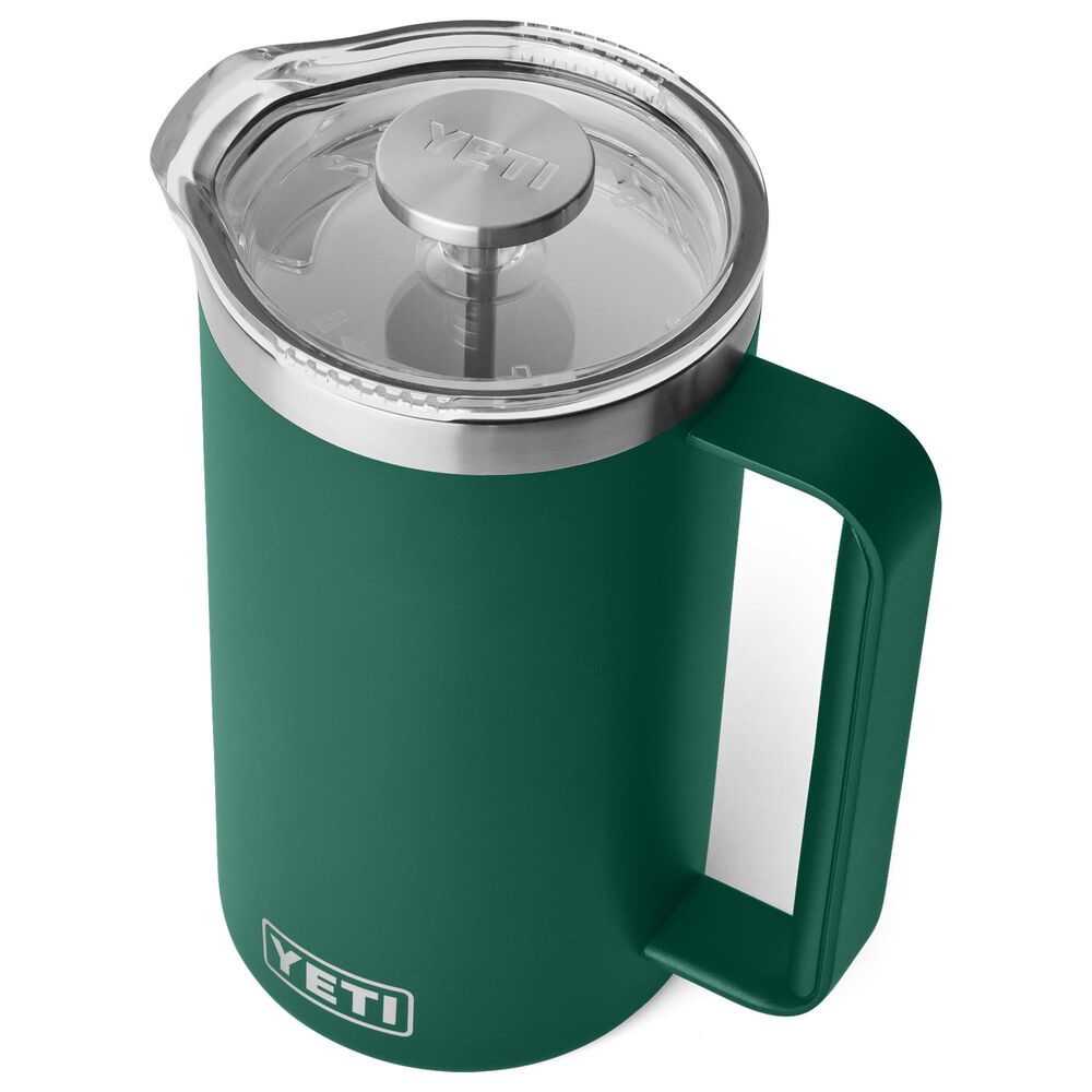 YETI Rambler 34 Oz French Press with Twist-To-Lock Lid in Black Forest Green, , large