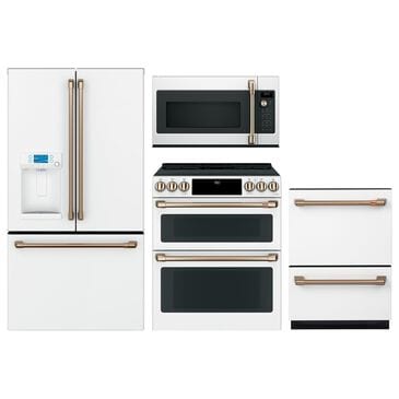 Cafe 4 Piece Kitchen Package in White, , large