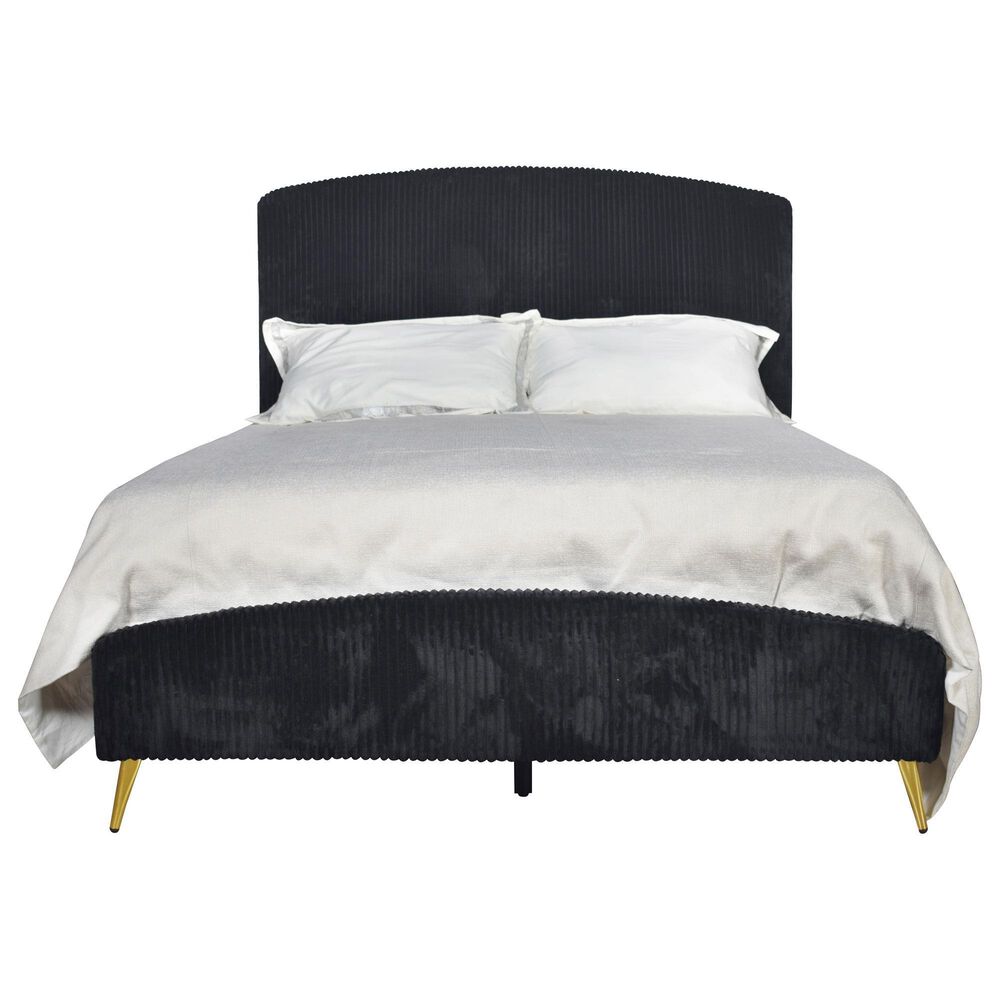 New Heritage Design Kailani 5-Piece Queen Bedroom Set in Black, , large