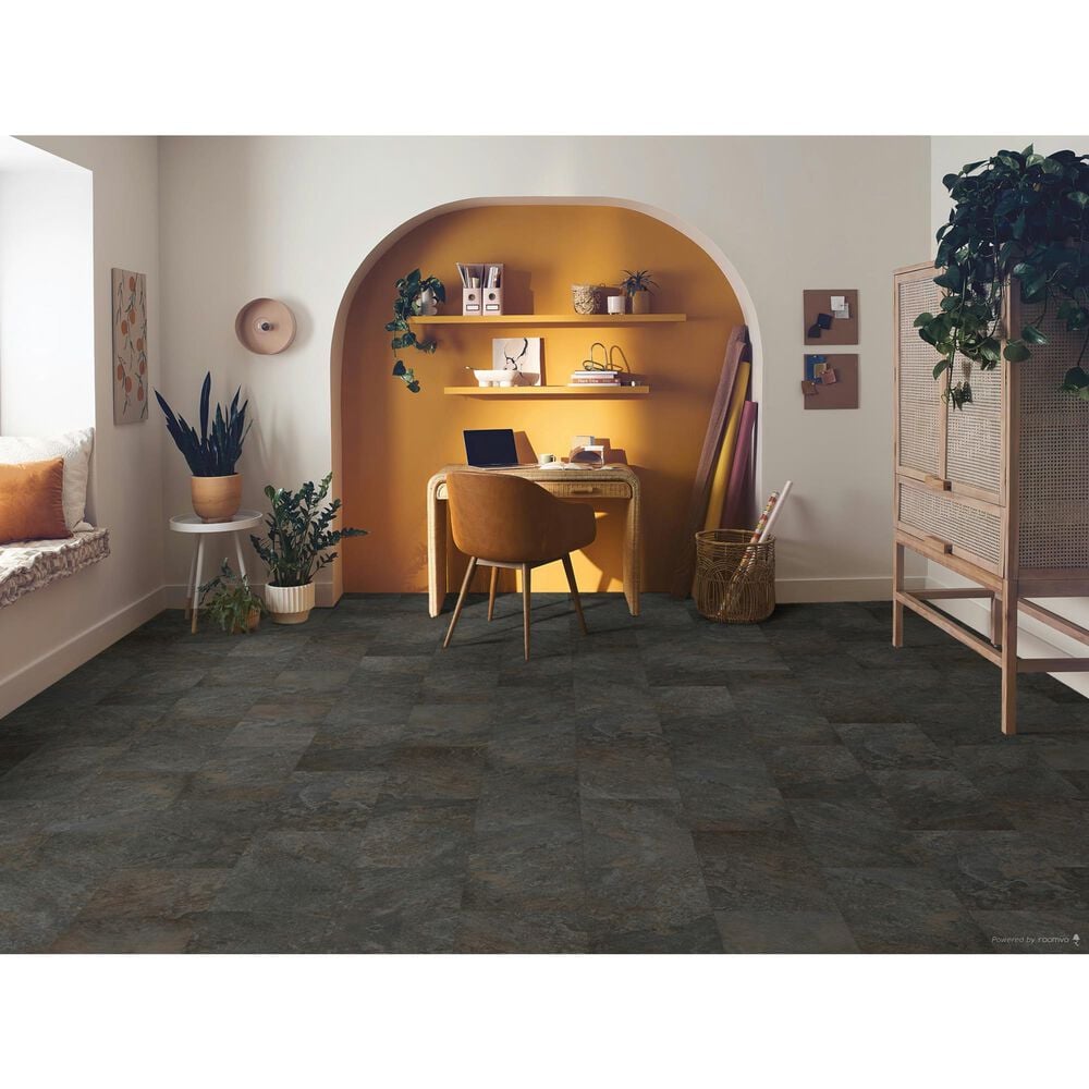COREtec Balanced Retreat Eclipse Slate 12" x 24" Luxury Vinyl Tile, , large