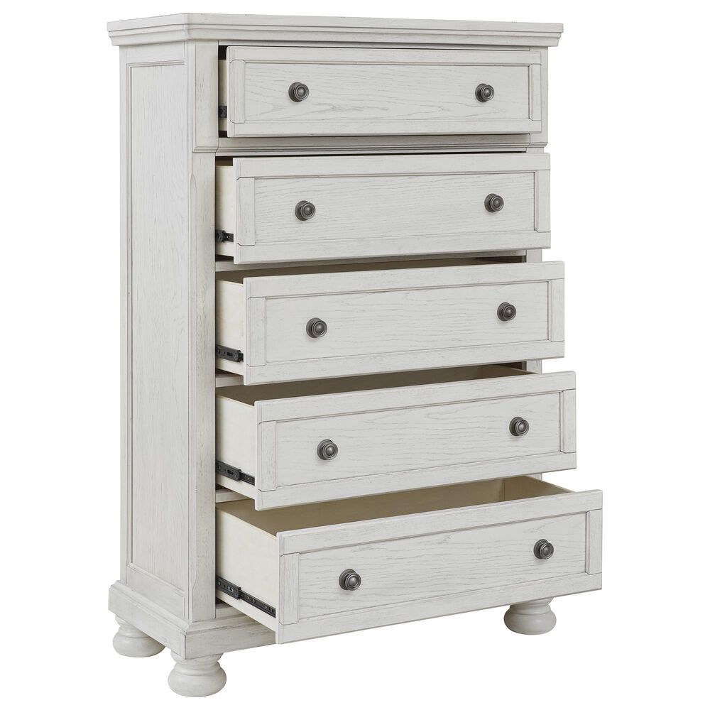 Ashley 5-Piece Queen Storage Bedroom Set in Antique White, , large