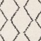 Surya Berber Shag BBE2303 6"7" x 9" Charcoal and Beige Area Rug, , large