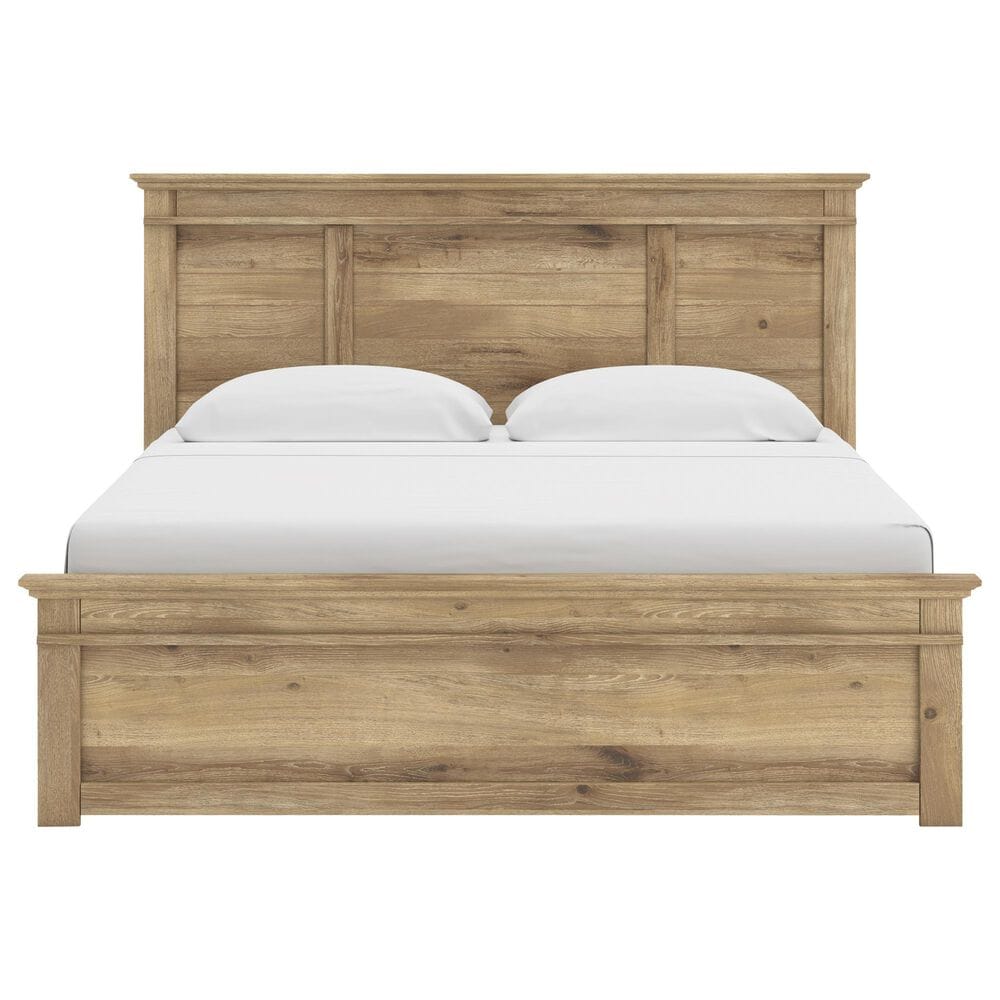 Ashley Makidern King Panel Bed in Tan, , large