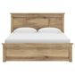 Ashley Makidern King Panel Bed in Tan, , large