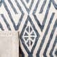 Safavieh Micro-Loop MLP611M 5" x 8" Blue and Ivory Area Rug, , large
