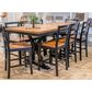 Ashley Wildenauer Counter Height Table with 18" Butterfly Leaf in Brown and Black - Table Only, , large
