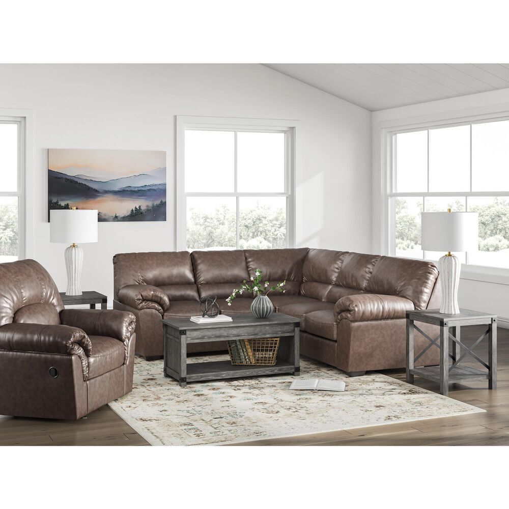 Ashley WillowBend Rocker Recliner in Umber, , large