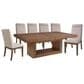 Steve Silver Garland 7-Piece Rectangular Dining Set in Toffee, , large