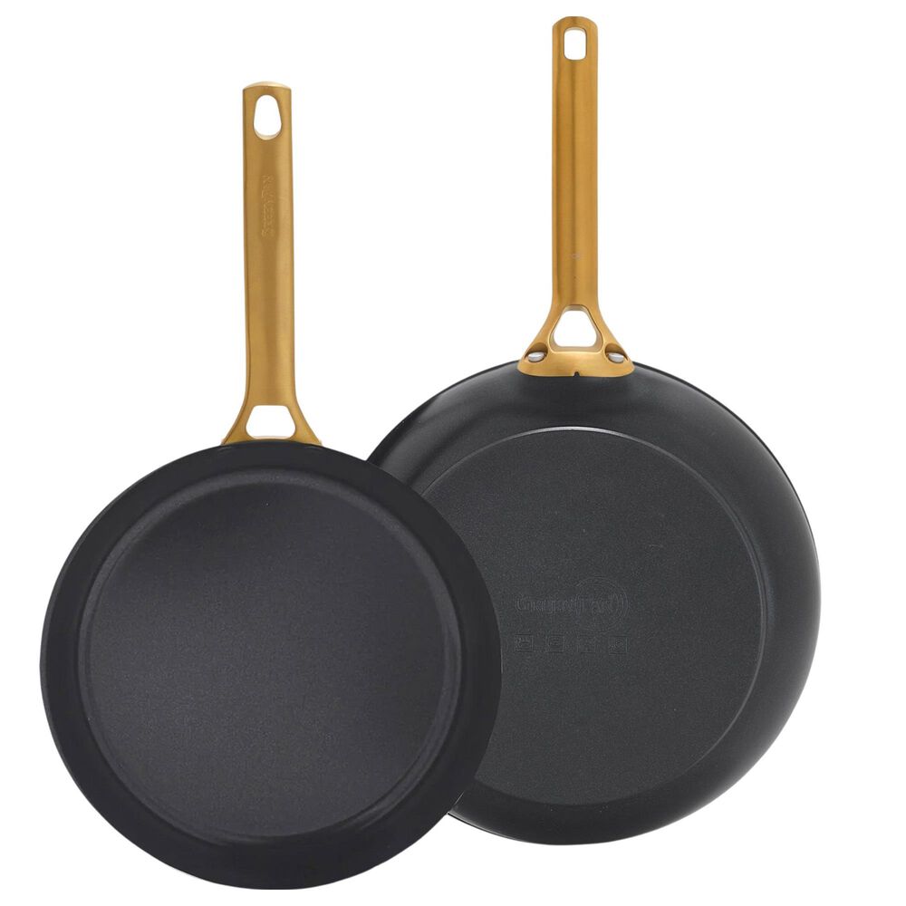 Green Pan Reserve Pro 10" and 12" Nonstick Frypan Set in Black and Gold, , large