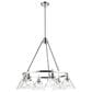 Golden Lighting Orwell 6-Light Chandelier with Clear Glass Shade in Chrome, , large