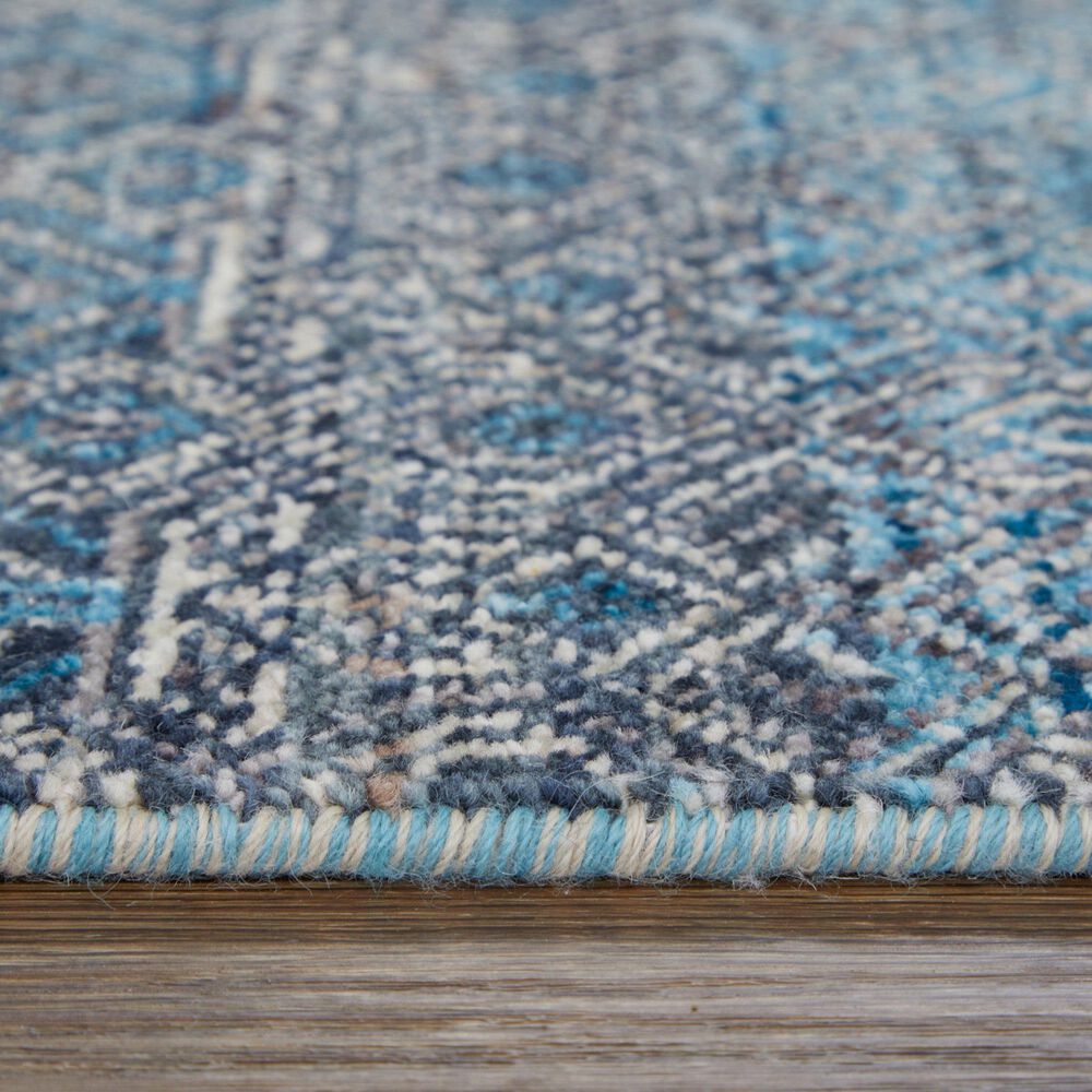 Feizy Dakota 3&#39;6&quot; x 5&#39;6&quot; Teal and Multicolor Area Rug, , large