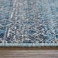 Feizy Dakota 3"6" x 5"6" Teal and Multicolor Area Rug, , large