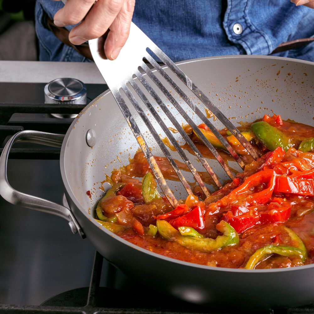 Green Pan Chatham 11" Everyday Pan with Lid in Grey, , large