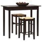 Linden Boulevard Marnie Tavern Pub Table Set in Espresso, , large