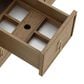 James Martin Kinnsden 72" Double Bathroom Vanity in Weathered Oak with 3 cm Tajnar Eclos Top and Rectangular Sinks, , large