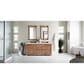 James Martin Vanities Savannah 72" Double Bathroom Vanity in Driftwood with 3 cm Arctic Fall Solid Surface Top and Rectangular Sinks, , large