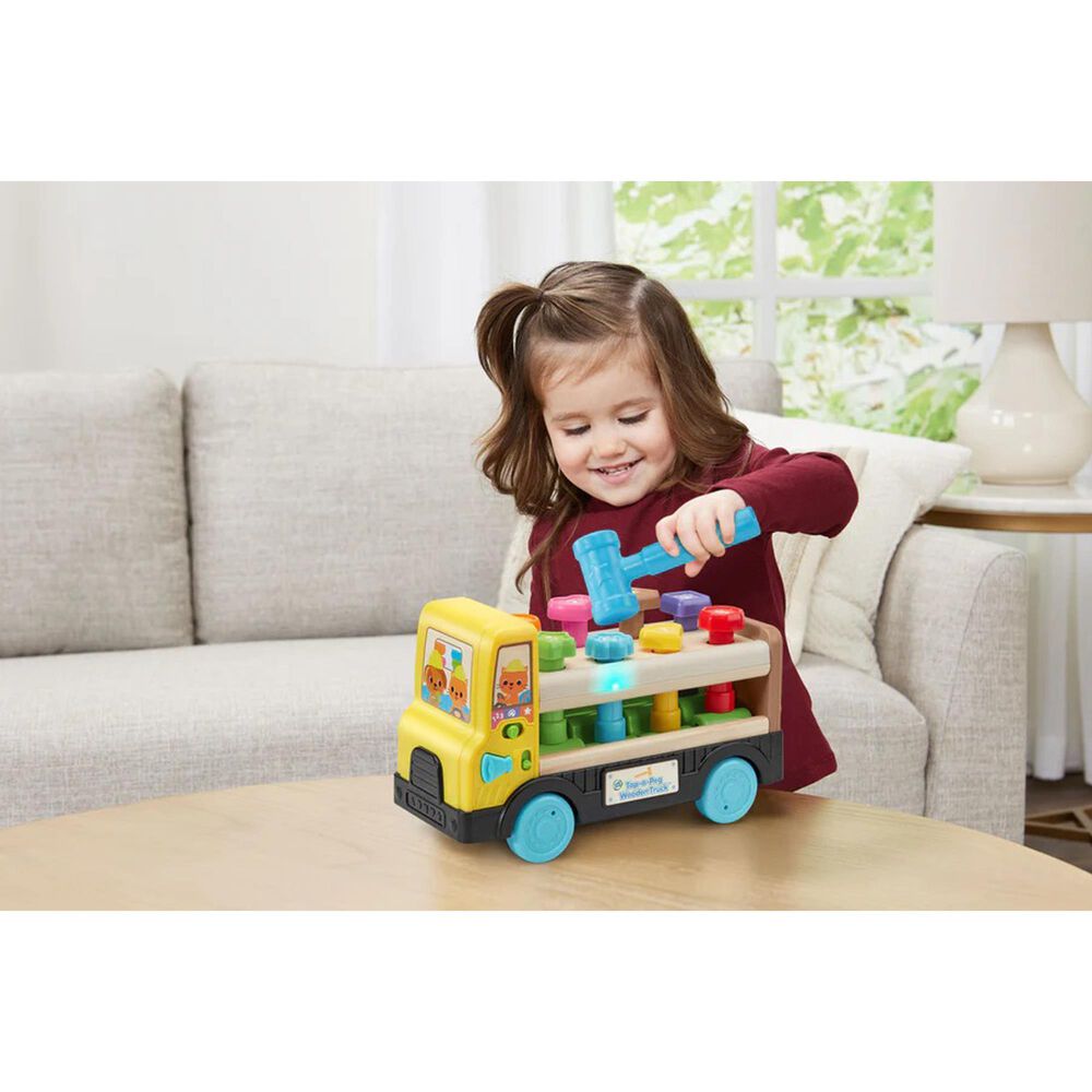 Leapfrog Tap-A-Peg Wooden Truck Vehicle, , large