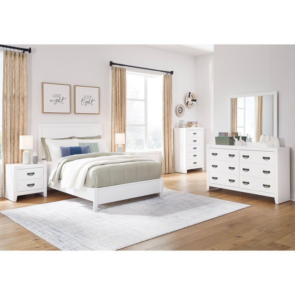 Ashley 4 Piece Full Panel Bed Set, , large