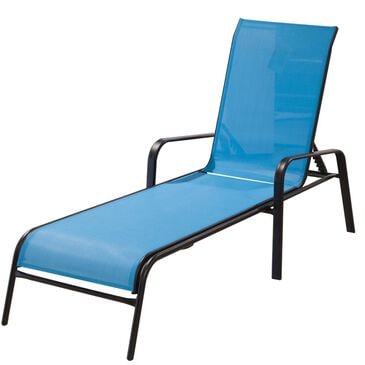 Loni Birch Oversized Lounge Chair in Turquoise, , large