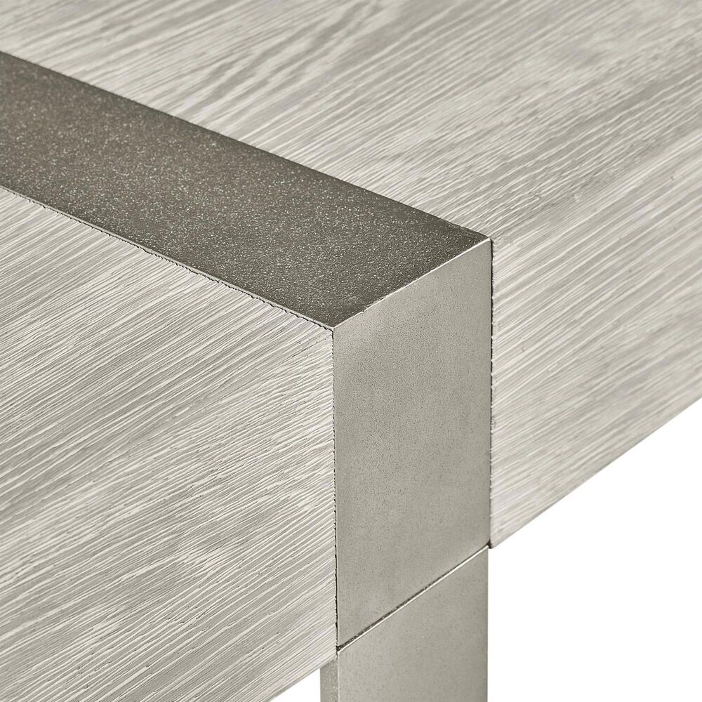 Bernhardt Tempo Console Table in Larza and Satin Nickel, , large