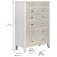 Vantage Mezzanine 6 Drawer Chest in Dove Gray, , large
