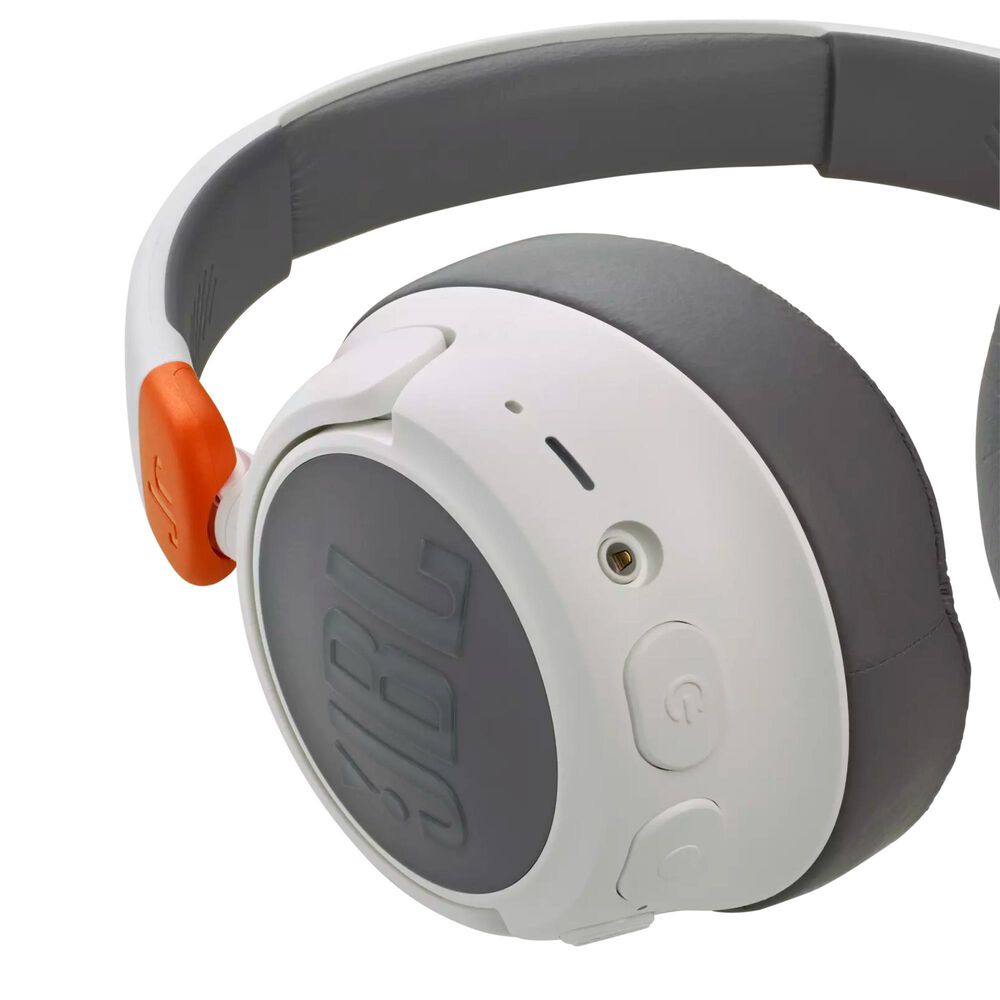 JBL Wireless Over Ear Noise Canceling Kids Headphones in White, , large