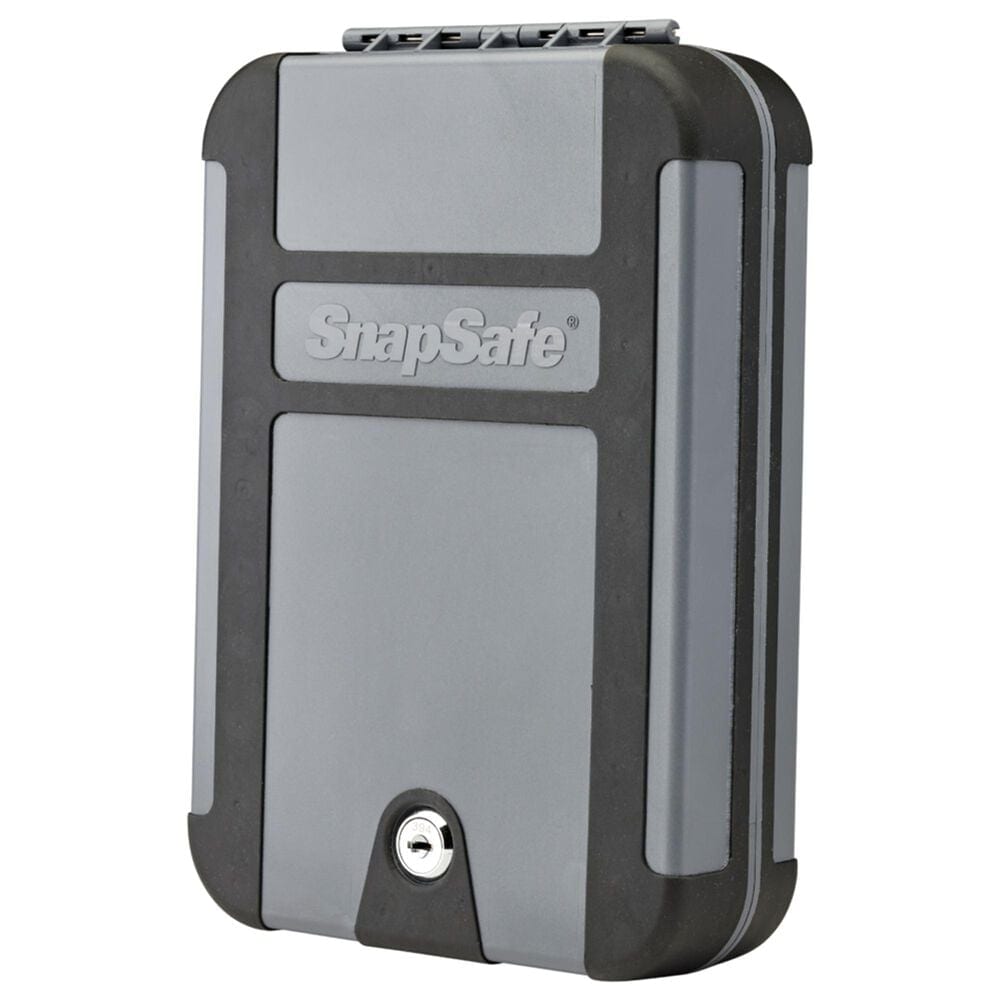 Snapsafe Lock Box with Key Lock XL in Black and Gray, , large