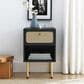 Modway Chaucer 1 Drawer and Shelf Nightstand in Black, , large