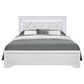 Global Furniture USA Pompei King Bed in Metallic White, , large