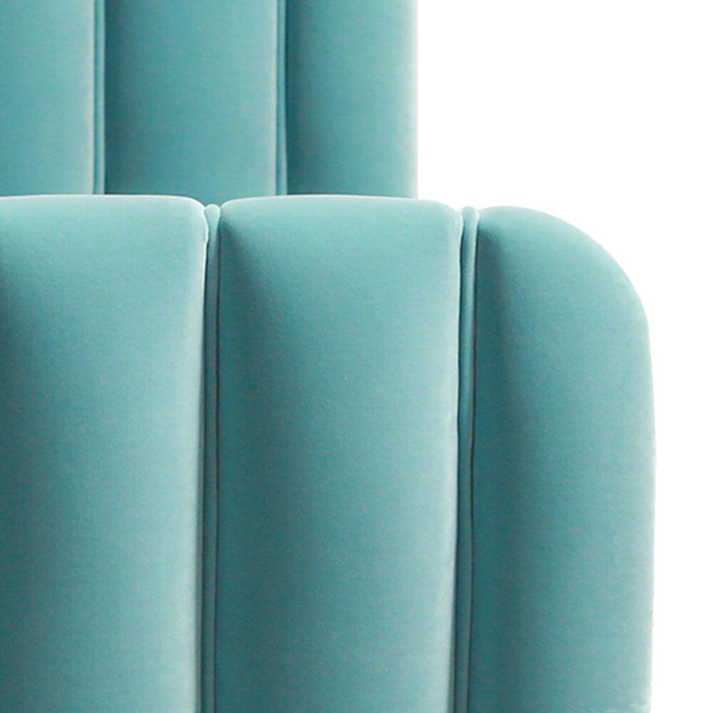 Baby Appleseed Gatsby Toddler Bed in Sea Foam Velvet, , large