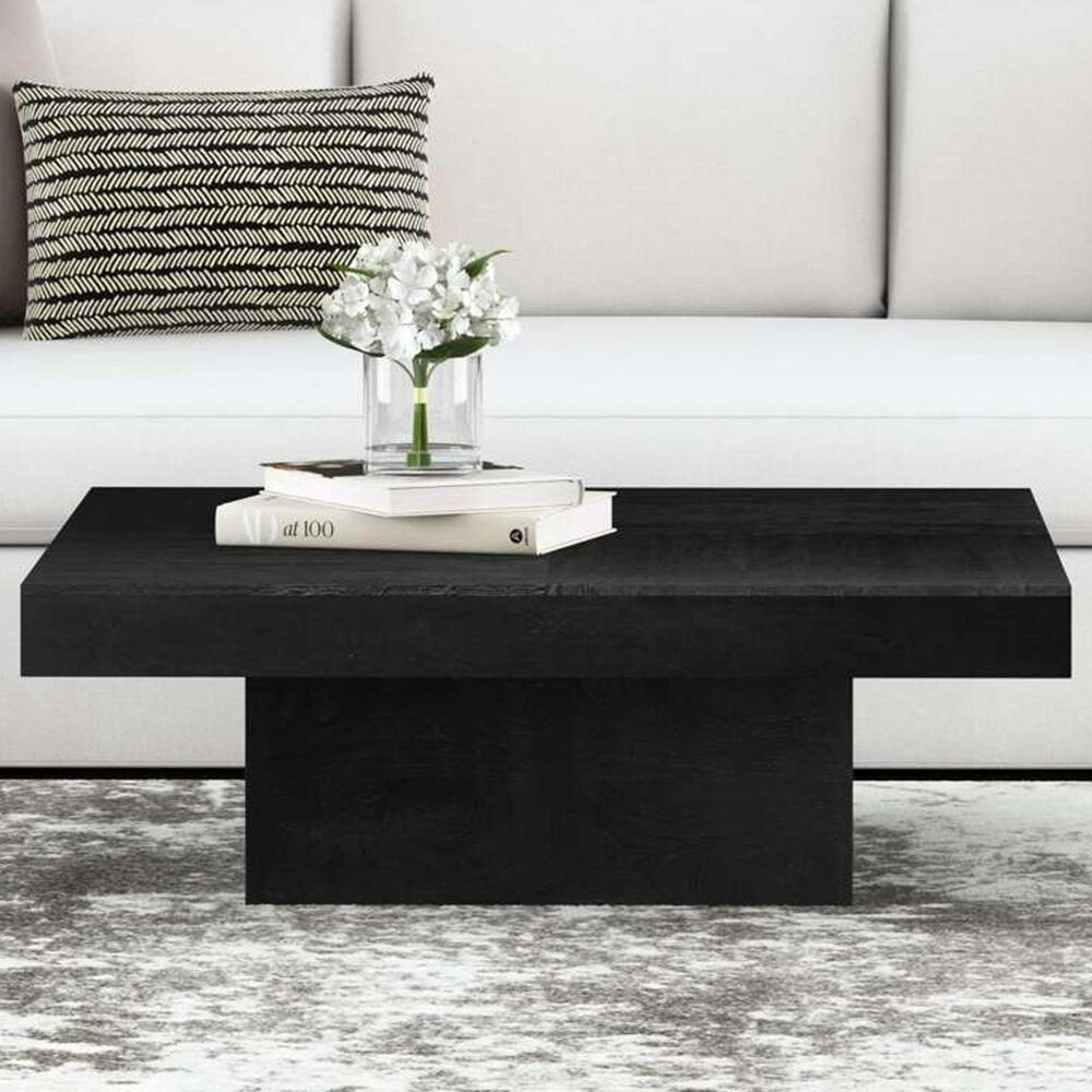 Bassett Mirror Company Padula Coffee Table in Dusty Black, , large