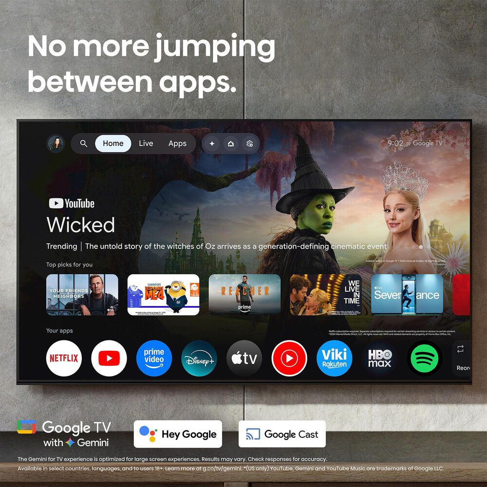 Hisense Series UR8 100" RGB MiniLED UHD - Smart Google TV in Black, , large