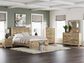 Ashley Makidern 4-Piece Queen Storage Bedroom Set with Two Drawers in Natural Brown, , large