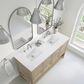 James Martin Vanities Breckenridge 60" Double Bathroom Vanity in Whitewashed Oak with 3 cm White Zeus Quartz Top and Rectangular Sinks, , large