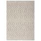 Nourison Positano Southwestern Light Grey 4" x 6" Indoor/Outdoor Area Rug, , large