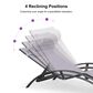 HOMLUX 3-Piece Standard Patio Chaise Lounge Set in Light Grey, , large