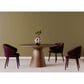 Moe"s Home Collection Otago Round Dining Table in Brown - Table Only, , large