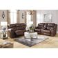 Ashley Stoneland Power Reclining Loveseat with Console in Chocolate, , large