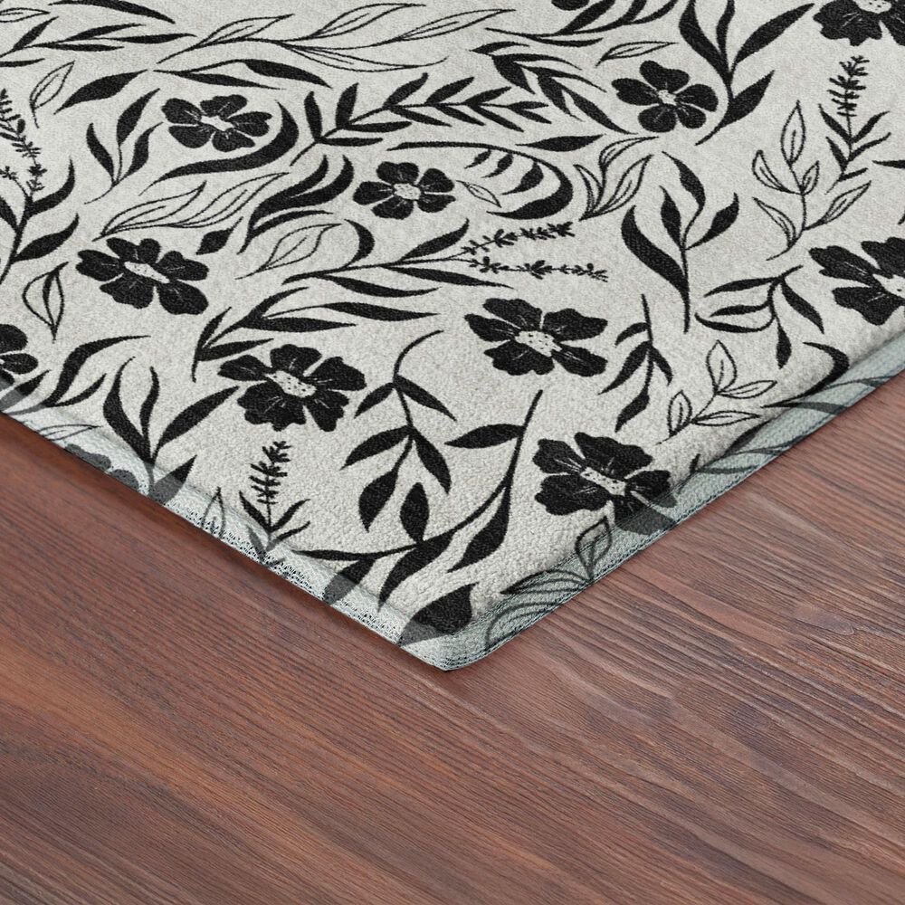 Dalyn Rug Company Soft Essentials Floral Ivory 8' Round Indoor/Outdoor Area Rug, , large