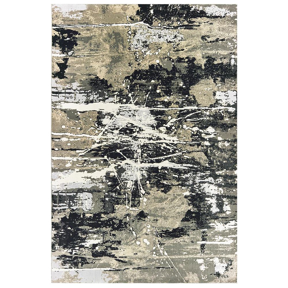 Oriental Weavers Bowen 109E 2"3" x 7"6" Black Runner, , large