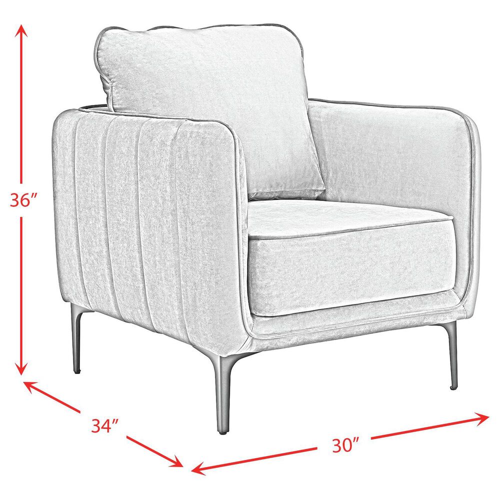 Mayberry Hill Rae Accent Chair in Lavish Purple Velvet, , large